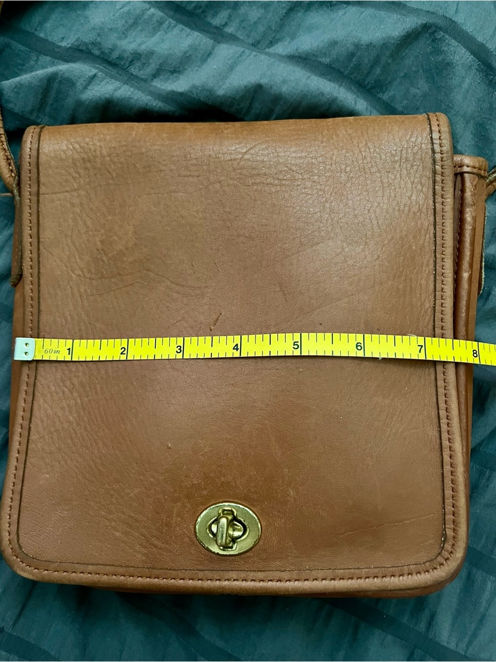 Vintage Classic Brown Leather Coach Bag - Picture 8 of 13